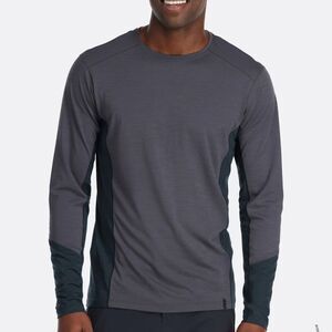 Rab Syncrino Base Long Sleeve Tee Graphene Men Small Wool Blend